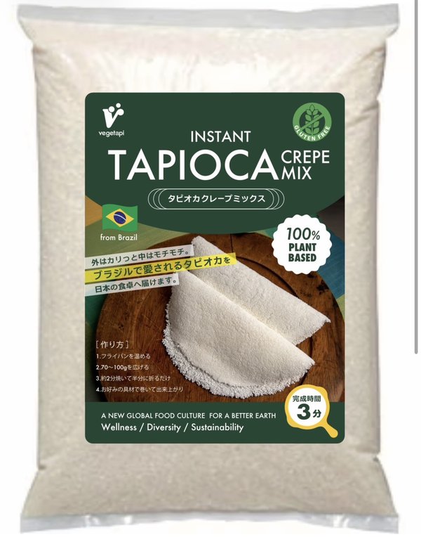 vegetapi タピオカクレープミックス 製品パッケージ